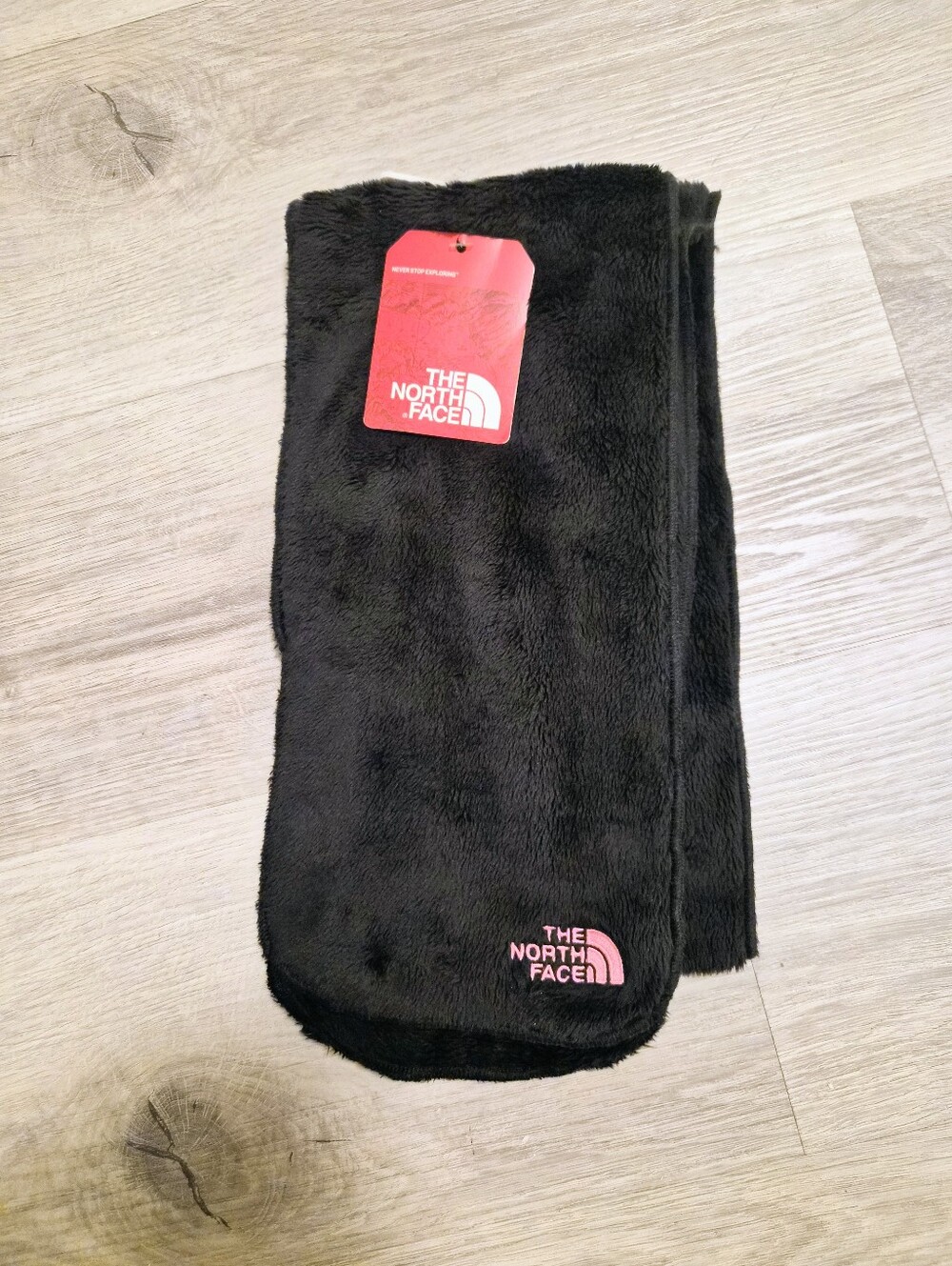 NWT The North Face Denali Fleece Scarf Youth Black